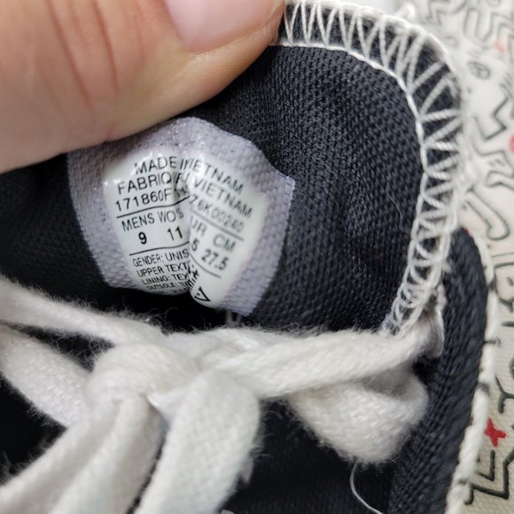 Converse Keith Haring collaboration converse all star low top sneaker size 9 men - Picture 9 of 11